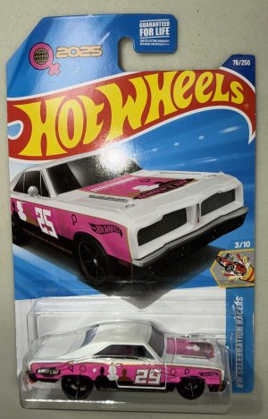 Hot Wheels Pink/White #25/74 Brazilian Dodge Charger BP 2024 Malaysia