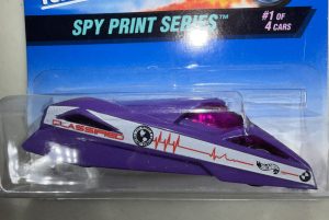 Hot Wheels Purple Top Secret Spy Mission BP 1996 Malaysia
