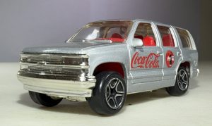 Matchbox Silver Coca-Cola 1997 Chevy Tahoe 1997 China