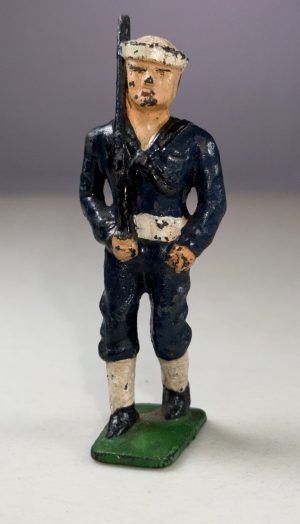 Barclay Pre World War One Children's Lead Dime Store Walking Navy Rifleman USA