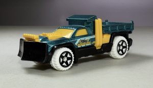 Hot Wheels Blue/Yellow Winter Service Snowplow 2013 Malaysia
