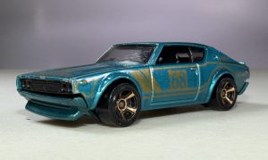 Hot Wheels Aqua Blue #68 Nissan Skyline Malaysia