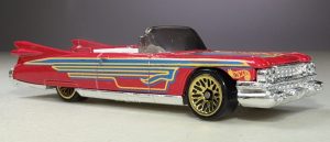 Hot Wheels Pink striped Cadillac Convertible 1989 Thailand