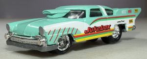 Johnny Lightning Teal Dragsters USA- Jukebox-1955 NHRA Ford Fairlane 1996 China