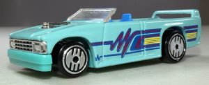 Hot Wheels 1990 Teal Chevy S10 Mini Pickup Truck Malaysia