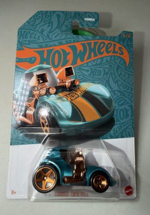 Hot Wheels Blue/Gold Tooned Twin Mill BP 2023 Malaysia