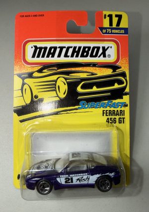 Matchbox Black/White #21 Rush Superfast Ferrari 456 GT BP 1996 China