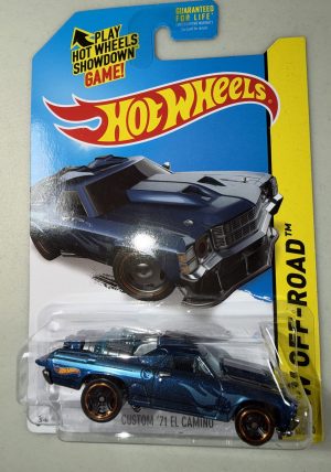 Hot Wheels Blue Custom 71 El Camino BP Treasure Hunt 2013 Malaysia
