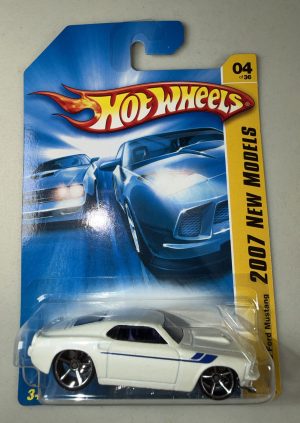 Hot Wheels White 69 Ford Mustang BP 2006 Malaysia
