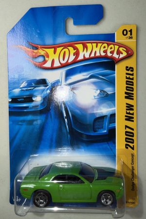 Hot Wheels 2007Green Dodge Challenger Concept BP 2006 Malaysia