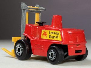 Lesney/Matchbox Superfast Red Forklift Truck 1972 England