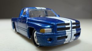 Johnny Lightning Blue Dodge Ram Pickup Truck/1999 China