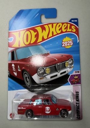 2024 Hot Wheels Red #63 Alfa Romeo Giulia TI Super/Malaysia