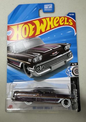 2024 Hot Wheels Black 58 Chevy Impala/Malaysia