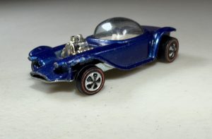 1968 Original Hot Wheels Blue Redline Beatnik Bandit/USA