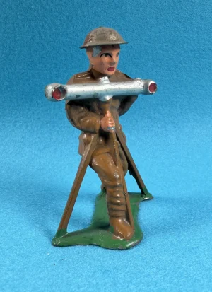 Barclay Lead Toy Soldier with Range Finder USA