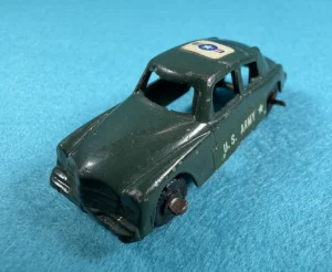 Vintage Dinky Toys 170M Ford Sedan Army Staff Car Military Diecast England